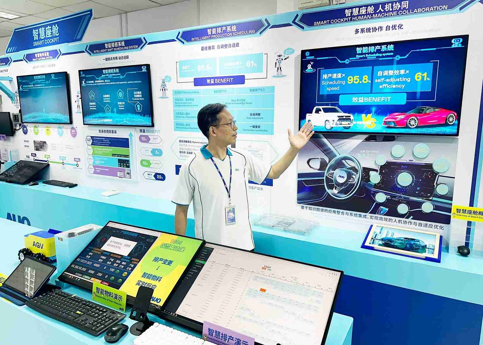 OBPay厦门将5G+ABC技术串联生产管理全流程，，，，打通研发、、、采购、、、生管、、、、制程、、、、设备、、质量等产品全生命周期制造流程，，，，完成数字化设计、、、、智慧供应链、、、、智能座舱、、、、全流程设备管理、、数据驱动优化、、、、智慧在线检测、、、、智慧品管等自适应生产模式升级